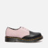 Dr. Martens Women's 1461 Virginia Leather 3-Eye Shoes - Black/Chalk Pink