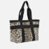 Ganni Women's Canvas Tote Bag - Leopard
