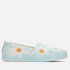 TOMS Women's Alpargata Pumps - Soft Blue Retro Floral Print