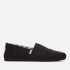 TOMS Women's Alpargata Vegan Canvas Pumps - Black/Black