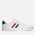 Polo Ralph Lauren Men's Court Leather Vulcanised Trainers - Navy/Cream/Red