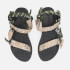 Arizona Love Women's Trekky Bandana Bi Colour Sandals - Taupe