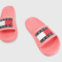 Tommy Jeans Women's Flag Pool Slide Sandals - Garden Rose