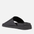 ALOHAS Women's Toe Ring Leather Sandals - Black