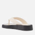 ALOHAS Women's Overcast Leather Toe Post Sandals - Ivory