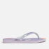 Havaianas Girls Slim Palette Glow Flip Flops - Quiet Lilac