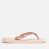 Havaianas Girls Slim Glitter II Flip Flops - Ballet Rose