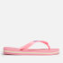 Havaianas Girls Brasil Logo Flip Flops - Crystal Rose