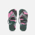 Havaianas Girls Camo Flip Flops - Black