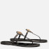 Tory Burch Women's Mini Miller Jellie Toe Post Sandals - Perfect Black