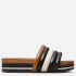Tory Burch Women's Quilted Leather Flatform Sandals - Black/Mocha Brazil Own/Ivory