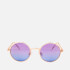 Jeepers Peepers Round Gradient Sunglasses - Purple/Blue