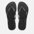 Havaianas Women's Slim Flip Flops - Black