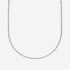 Crystal Haze Women's Rope Chain - 50cm - Silver