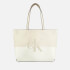 Calvin Klein Jeans Logo-Embossed Faux Leather Tote Bag