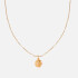 Hermina Athens Women's Tiny Leo Glossy Chain - Gold Vermeil