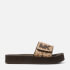 MICHAEL Michael Kors Women's Mk Platform Slide Sandals - Beige/Ebony