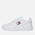 Tommy Jeans Tech Leather-Blend Basket Trainers