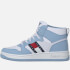 Tommy Jeans Mid Pop Basked Hi-Top Leather Trainers