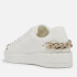 Guess Women's Renatta Faux Leather Low Top Trainers - Milk