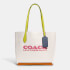 Coach Women's Colorblock Leather Kia Tote Bag - Chalk Multi