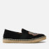 KENZO Tiger Embroidered Canvas Espadrilles
