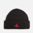 Vivienne Westwood Logo-Embroidered Ribbed Wool Beanie