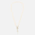 Vivienne Westwood Aleksa Platinum-Tone Brass and Preciosa Pearl Necklace