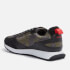 HUGO Icelin Camo Suede and Shell Trainers