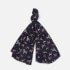 Barbour Scribble Dog Print Scarf