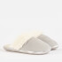 Barbour Lydia Suede and Faux Fur-Blend Mule Slippers