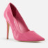Dune Amaretto Python-Effect Faux Leather Heeled Pumps