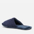 Emporio Armani Logo-Embroidered Chenille Slippers