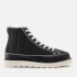 Good News Roopa Nylon and Leather-Blend Boots