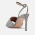 Kurt Geiger London Kensington Crystal-Embellished Canvas Heeled Sandals