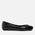 Mini Melissa Kids’ Sweet Love Toe Cap Melflex® Ballet Pumps