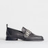 KARL LAGERFELD Mokassino II Leather Brooch Loafers