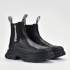 KARL LAGERFELD Luna Maison Leather Chelsea Boots