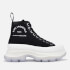KARL LAGERFELD Luna Maison Canvas Hi-Top Trainers