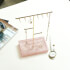 Stackers Rose Quartz Effect T-Bar Jewellery Stand