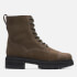 Clarks Orianna Cap Lace Up Suede Boots