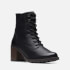 Clarks Clarkwell Heeled Leather Boots