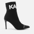 KARL LAGERFELD Pandora Knitted Heeled Boots