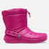 Crocs Kids' Classic Lined Neo Puff Rubber and Nylon Boots