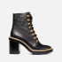 Tory Burch Miller Leather Heeled Ankle Boots