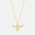Estella Bartlett Bee Gold-Plated and Crystal Necklace