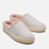 TOMS Sage Knitted Pastel Slippers