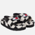 Tommy Jeans Logo Checker Sherpa Slippers