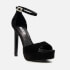 Dune Mascot Suede Platform Heeled Sandals