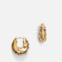 Anni Lu Crystal Bay Cubic Zirconia Hoop Earrings